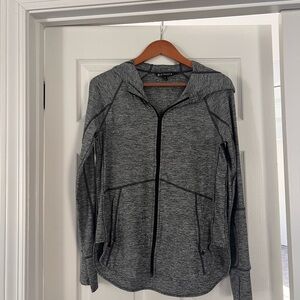 Athleta Charcoal Gray Women's Full-Zip Hoodie.   Size Small.